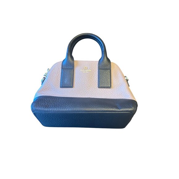 Kate Spade New York Pebbled Leather Two-Tone Satchel Handbag - Picture 5 of 7